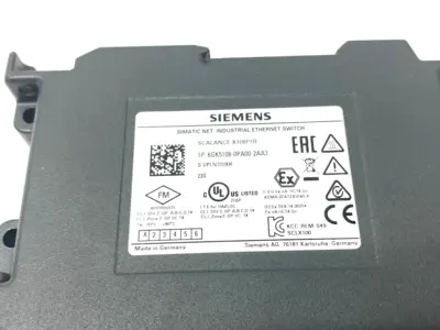 USED SIEMENS SCALANCE X108POE UNMANAGED IE ETHERNET SWITCH SIMATIC NET