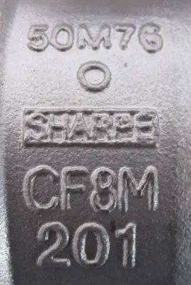 NEW SHARPE 50M76 BALL VALVE 1" CF8M 201