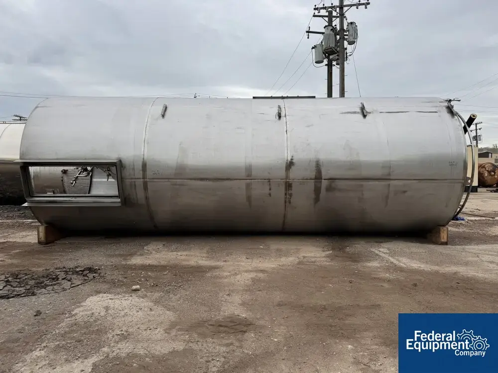 USED Quality Tank Solutions 13,500 Gal Quality Tank Solutions Steel Storage Tank, 304 S/S