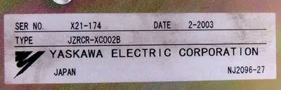 USED YASKAWA JZRCR-XC002B CONTROLLER JZRCRXC002B