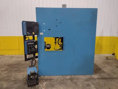 12" ITW WELDING AUTOMATION LATHE, WITH MILLER WELD CONTROLLER & MILLER XMT 304 SERIES ARC WELDER: YOBRO #24402
