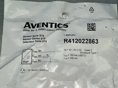 New | in-Stock AVENTICS R412022863 Proximity Sensors Ohio US | HGR 24 #1406206