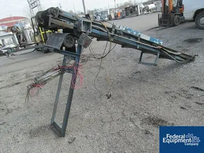 Unknown 15" x 148" Chain Belt / Cleated Belt Combination Conveyor
