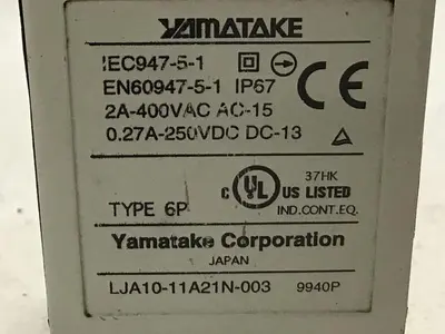USED YAMATAKE LJA10-11A21N-003