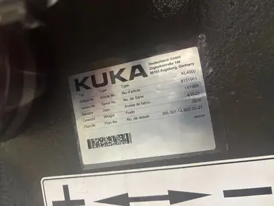 USED KUKA KL4000 LINEAR RAIL