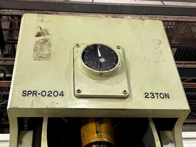 220 TON AIDA MODEL #NC1-200(2) GAP FRAME PRESS, WITH 9.84" STROKE: STOCK #22202