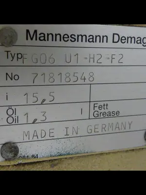 USED MANNESMANN DEMAG FG06 U1-H2-F2