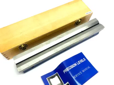 None | 12" Precision Master Level, Bar Level, 0.0005"/10" Accuracy - Open box