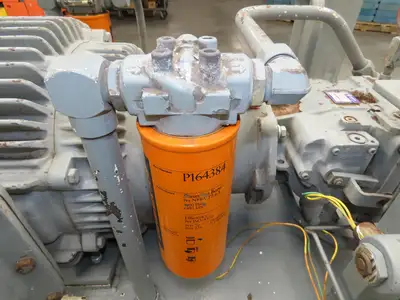 Sauer Danfoss 90R100 Hydraulic Piston Pump Unit 60 Gal 87 GPM 6000 PSI 40 Hp