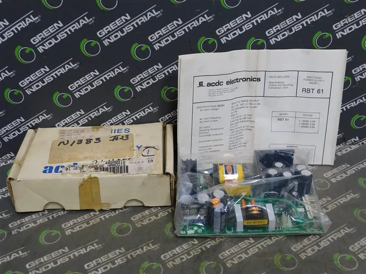 Used ACDC ELECTRONICS RBT 61 Power Supplies | Green Industrial #671350