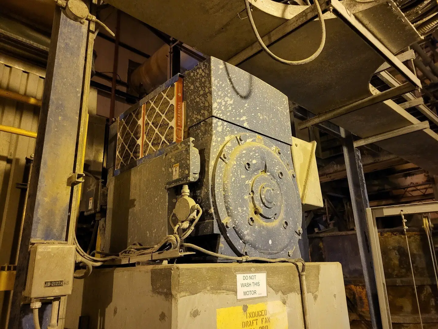 Induced Draft Fan w/ 700hp Induction Motor 4000V, 887RPM, 3Ph, 5810S, Type CG