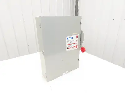 Eaton DH323FGKJSEL Fusible Disconnect Safety Switch 3 Pole 100A 240V 3Ph
