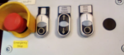 RITTAL JUNCTION BOX + CONTACT & TERMINAL BLOCKS + EMERGENCY  STOPS+  3  PUSH BUT