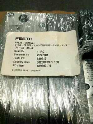 VTSA-FB | Festo  Valve Terminal w/ Fieldbus Connection 539217 - New Other