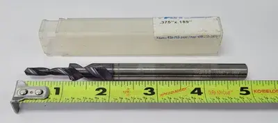 USED ADVANCED TOOLING INC 0.375" X 0.189" DRILL