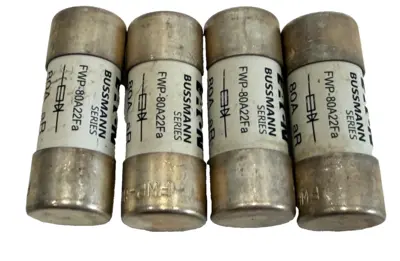 NEW LOT OF 4 EATON FWP-80A22F FUSES 700V 80AMP FWP80A22F