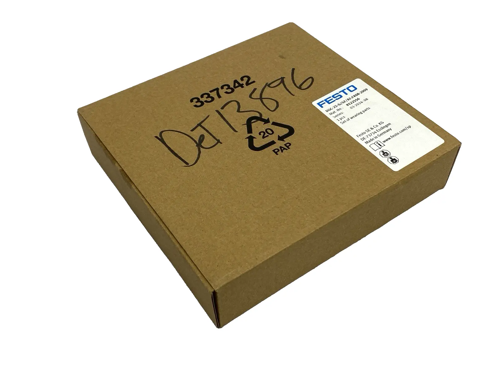 NEW FESTO DGC-25-G/GF/KF:R08-2009, 8122556