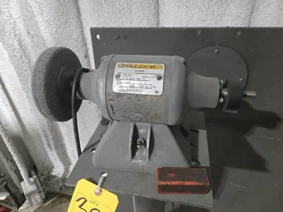 Baldor Bench Buffer on Pedastal