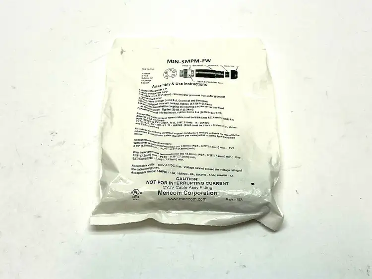 New | in-Stock Mencom MIN-5MPM-FW Electrical Fittings Michigan US | Maverick Industrial Sales #1490083