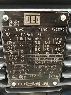 USED WEG 90S-2