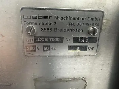 Used WEBER CCS 7000 Slicers / Dicers / Cutters | Steep Hill Equipment Solutions #772447