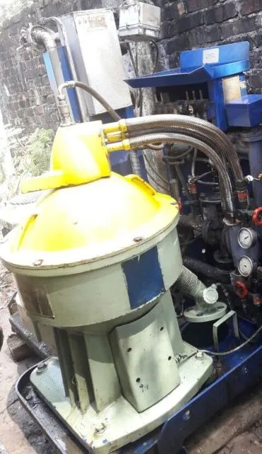 Alfa-Laval S-825 fuel/lube oil purifier, 316SS.