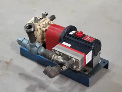 Industrial Pump D03XASGSSSMA w/ Pump Unit 8F & Relief Valve