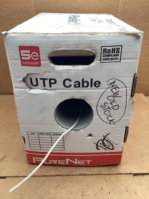 PureNet CAT5e 5350-R UTP Cable 4PR/24AWG White