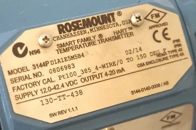 NEW FISHER ROSEMOUNT 3144PD1A1E5M5B4 ANALYTICAL TRANSMITTER