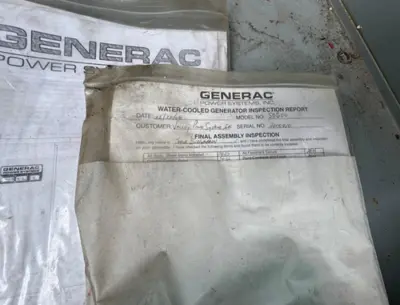 Control Panel for Generac SD600 Diesel Generator