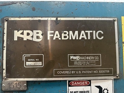 Used _UNKNOWN_ _UNKNOWN_ Rebar Benders New Jersey US | National Machinery Exchange #1499902