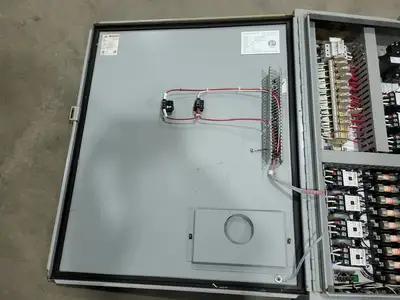 49" x 31" x 9" Electrical Enclosure w/ Terminals and Wiring