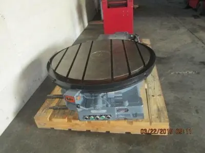 42" Lucas precision motorized rotary table with CNC connectors