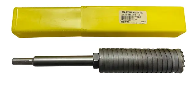 Marxman 1-3/4" Rebar Cutter, 1/2" Shank, 12" Overall USA Made