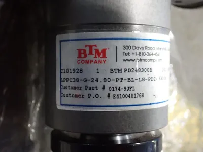 Used 2017 BTM COMPANY LPPC38G24.80PTBLLSPD248300B Pumps Ohio US | HGR 24 #873835