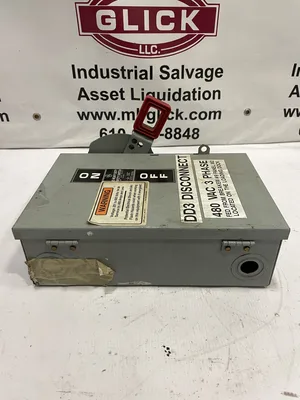 GE TH3361 30A 3 Pole Fusible Safety Disconnect Switch 600VAC 250VDC