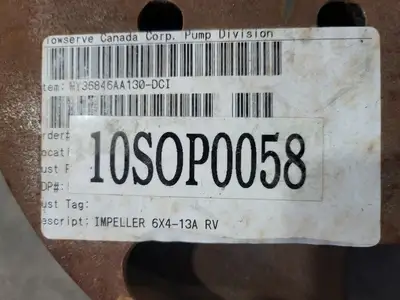 Used FLOWSERVE MY36846AA130-DC Parts (Hydraulics and Pneumatics) British Columbia CA | Lenmark #256522