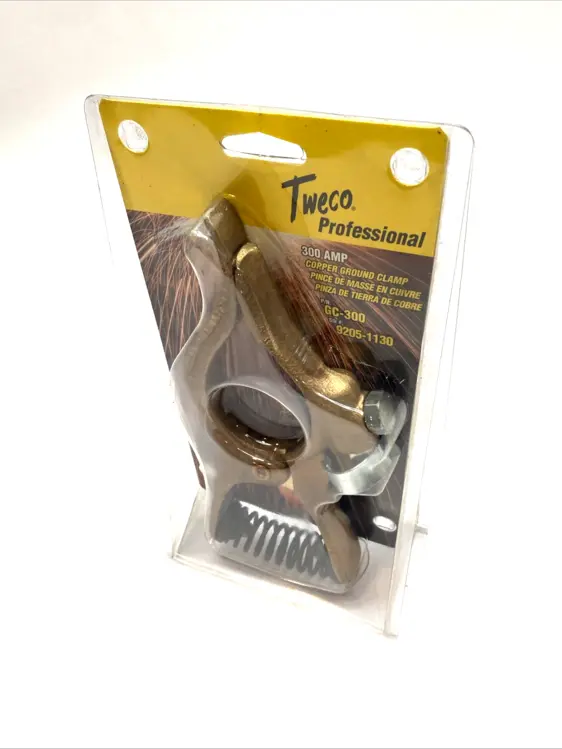 New | in-Stock TWECO 300A COPPER GROUND CLAMP BALL-POINT THRU 3/0 8.5" Clamps | Maverick Industrial Sales #1119598