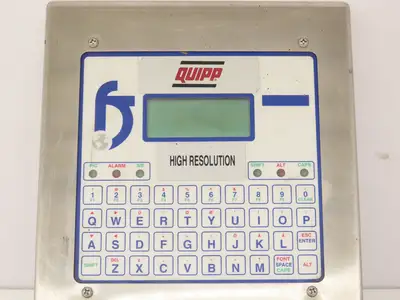 FoxJet Quipp X21123 Operator Interface Panel Display Keypad Keyboard