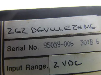 Crompton 2G2-DGVULEZ 262 Series LED digital indicator 4 digit 120V 2VDC input