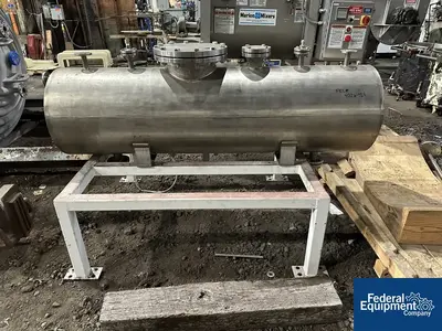 Unknown 165 Gal Horizontal Storage Tank, S/S
