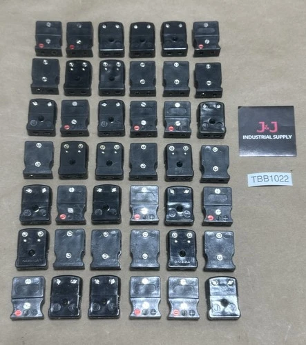 (42) NEW SURPLUS- Female J Type Thermocouple RTD Connectors || FAST SHIPPED 🇺🇸