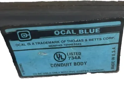 NEW THOMAS & BETTS OCAL 734A CONDUIT BODY 1 1/2"