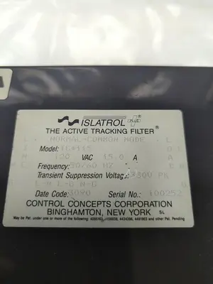 Used CONTROL CONCEPTS IC+115 Miscellaneous Equipment (Electrical & Power) Ohio US | Surplus Asset Holdings #1243950