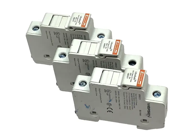 Used Ferraz Shawmut Fuse Holder 1P 30A 600V IP20 DIN Rail B213441 LOT OF 3 Fuse Accessories Michigan US | Maverick Industrial Sales #1398591