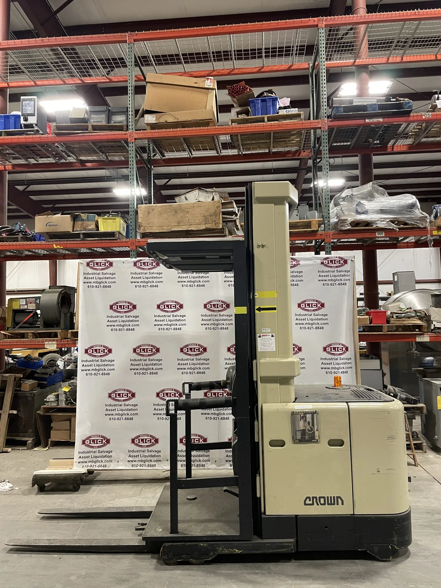 Crown SP3020-30 Order Picker Fork Truck/Forklift 1085AH 24VDC 5373hrs