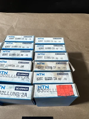 New Lot 17 NTN 6302 LLUNR/2A 00-10 Bearings Warranty Fast Shipping 🇺🇸
