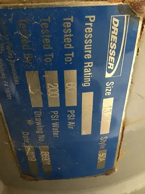 DRESSER 0050-0001-370 STYLE 50 STEEL COUPLING SLEEVE 12″ x17.25″ 337-6142