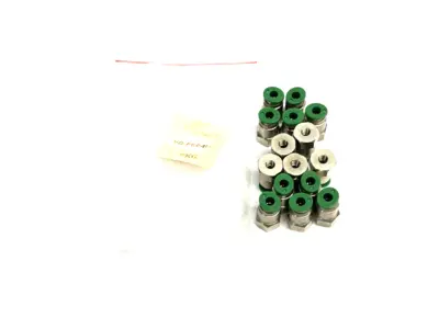 USED CLIPPARD QUICK-PUSH FITTING 4MM OD TUBE M5 FEMALE THREAD