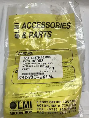 Used LMI 38003 Pump & Valve Parts Ohio US | Surplus Asset Holdings #1233902